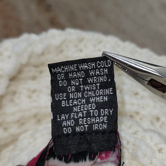 SayWhat Cream Cowl Neck Asymmetrical Button Accent Sweater L Preppy Cottagecore - Picture 5 of 9